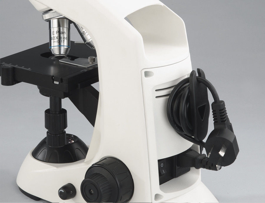 Binocular Compound Microscope 3W LED1000x Unique Designed Dimming Objective 4x/10x, No Need To Lower Brightness When Use