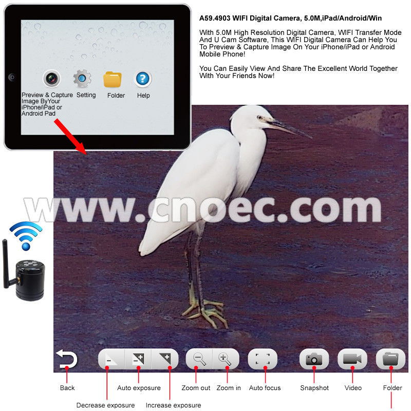 CCD Camera , Digital Microscope Camera Microscope Accessories A59.4903